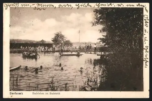 AK Dorfmark, Badeleben im Badeteich