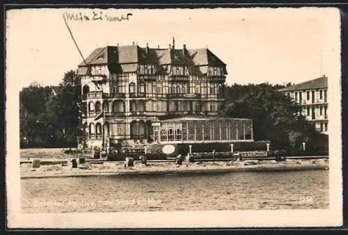 AK Arendsee, Ostseebad, Hotel Schloss am Meer