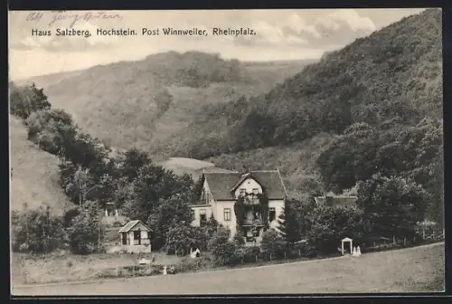 AK Hochstein /Winnweiler, Hotel Haus Salzberg