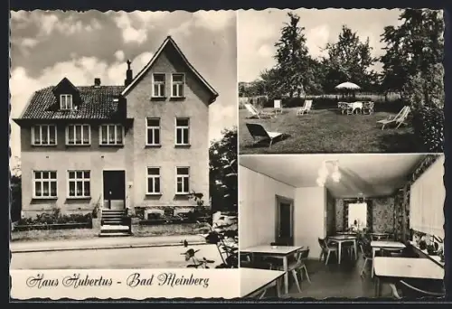 AK Bad Meinberg, Hotel Haus Hubertus, Innenansicht, Garten