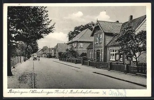 AK Bispingen, Blick in die Bahnhofstrasse