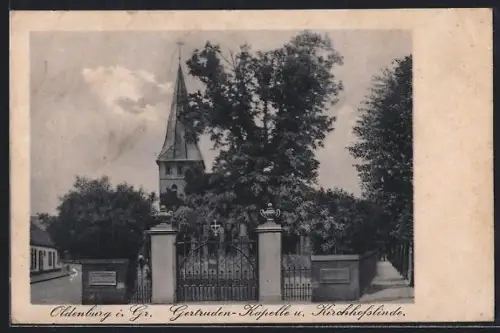 AK Oldenburg i. Gr., Gertruden-Kapelle, Kirchhofskirche