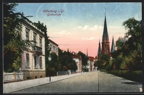 AK Oldenburg i. Gr., Gartenstrasse