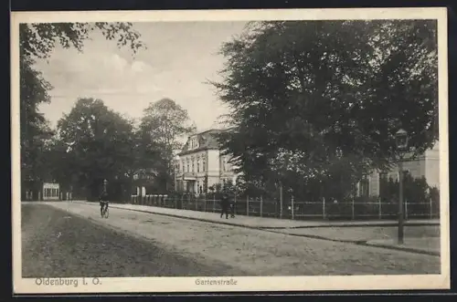 AK Oldenburg i. O., Gartenstrasse