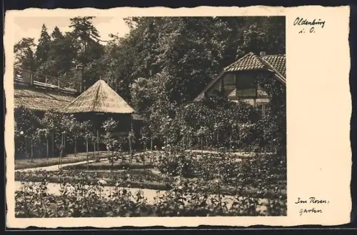 AK Oldenburg i. O., Rosengarten