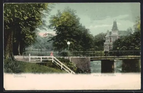 AK Oldenburg / O., Partie an der Staulinie