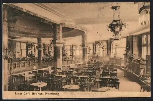 AK Hamburg-St.Pauli, Stadt-Café Bröhan