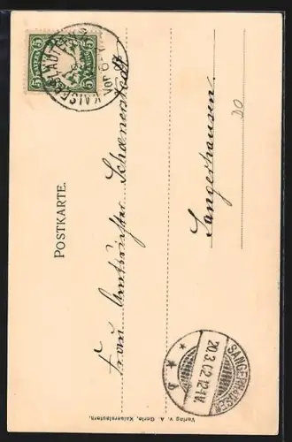 AK Kaiserslautern, Partie in der Marktstrasse an der Kirche