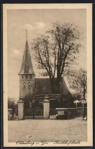 AK Oldenburg i. Gr., Kirchhofslinde