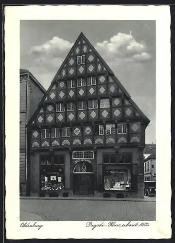 AK Oldenburg / Gr., Degode-Haus aus dem Jahre 1502