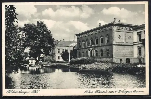 AK Oldenburg i. Old., Partie an der Elisabethstrasse mit Augusteum