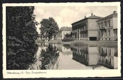 AK Oldenburg i. O., Elisabethstrasse mit Augusteum