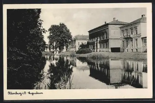 AK Oldenburg i. O., Partie an der Elisabethstrasse mit Augusteum