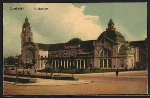AK Wiesbaden, Hauptbahnhof
