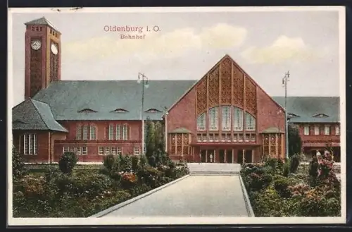 AK Oldenburg i. O., Bahnhof