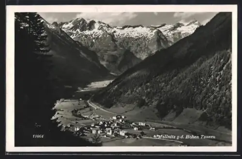 AK Mallnitz, Panorama g. d. Hohen Tauern