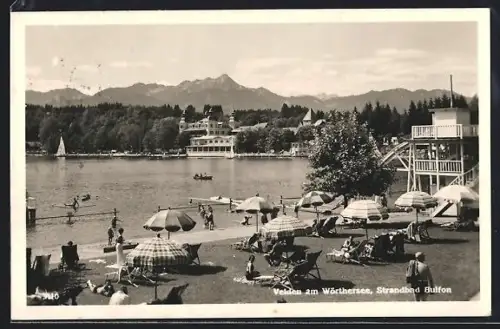 AK Velden am Wörthersee, Strandbad Bulfon