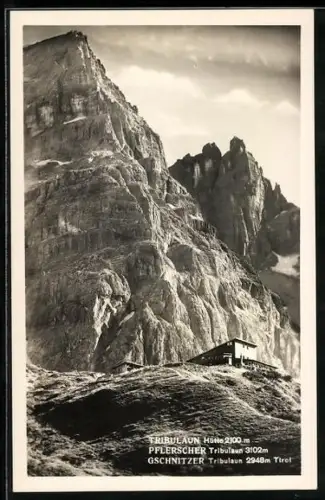 AK Tribulaun-Hütte, Berghütte d. T. V. Die Naturfreunde, Ortsgruppe Innsbruck