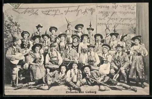 AK Zitherkranz Coburg im Gruppenbild