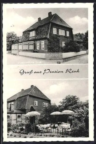AK Bispingen, Hotel-Pension Renk, Kaffeegarten