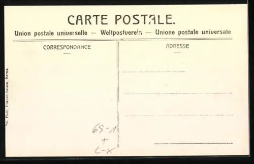 AK Basel, Strassenbahn am Bundesbahnhof