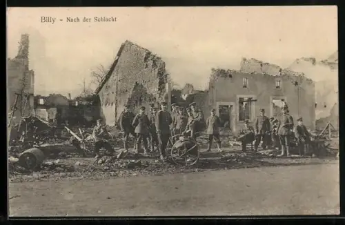 AK Billy, Ortspartie nach der Schlacht