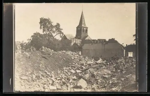 AK Prouvais, Zerstörte Ortspartie