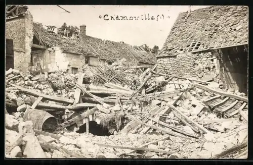 AK Chamouille, Zerstöre Ortspartie