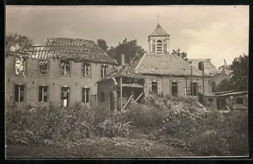 AK Miraumont, Zerstörte Ortspartie