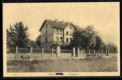 AK Dieuze, Proviantamt