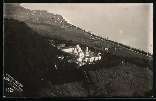 AK Novi Afon, Panorama mit Kloster