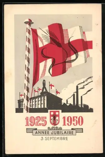 AK Bruxelles, Année jubilaire 1925 - 1950