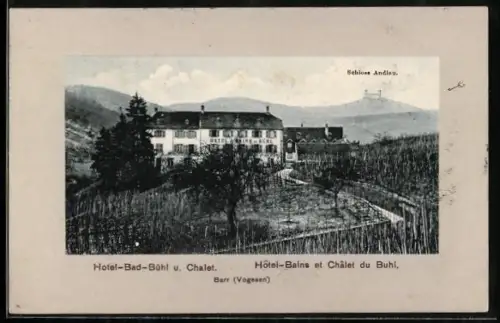 AK Barr /Vogesen, Hôtel-Bains et Châlet du Buhi