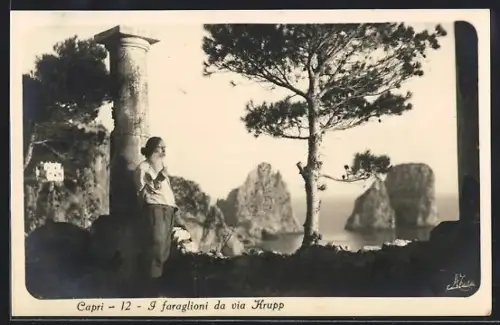 AK Capri, I faraglioni da via Krupp