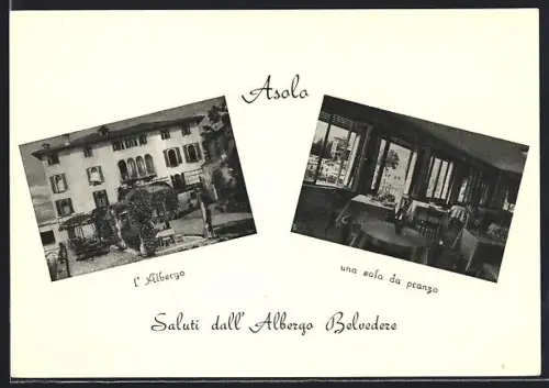 AK Asolo, Albergo Belvedere, Una sala da pranzo