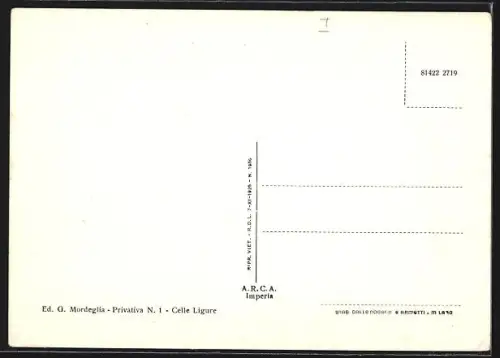 AK Celle Ligure, Via F. Colla