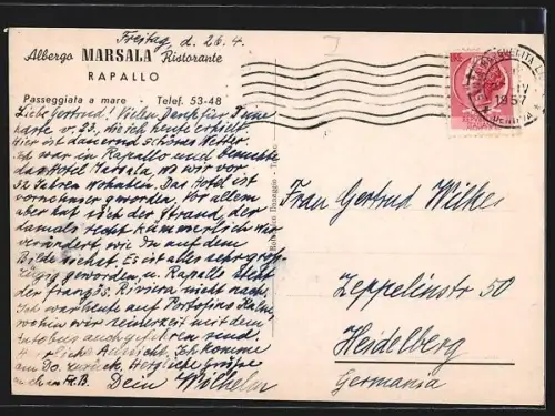 AK Rapallo, Albergo Marsala Ristorante