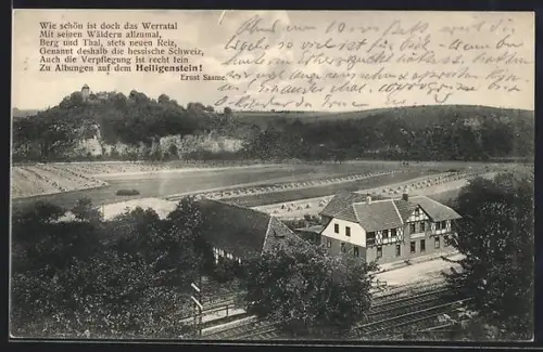 AK Albungen /Eschwege, Gasthof Heldenstern