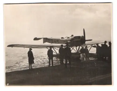 Fotografie Wasserflugzeug Heinkel HE 1, Kennung D945