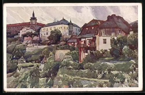 AK Kuttenberg / Kutna Hora, Z arcidekanské zahrady