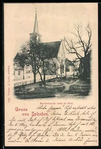 AK Iphofen, Martinskirche zum hl. Blut