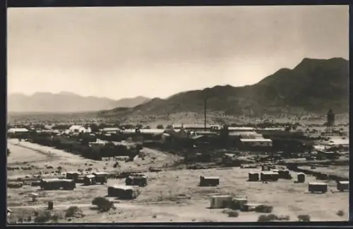 Foto-AK Usakos, Ortsansicht aus der Vogelschau