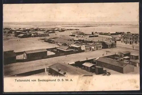 AK Swakopmund /D.-S.-W.-A., Teilansicht des Ortes