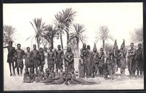 AK Gruppe von Hereros aus Otjikango