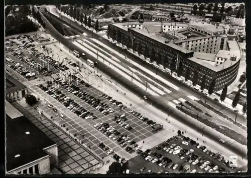 AK Berlin-Charlottenburg, Haus des Rundfunks, Parkplatz
