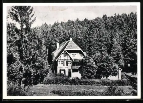 AK Unterkirnach-Groppertal, Gasthaus Forelle, Inh. K. Feik und Frau