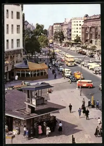 AK Berlin-Charlottenburg, Kurfürstendamm mit regem Strassenverkehr