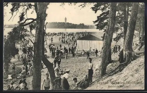 AK Berlin-Wannsee, Seebad Wannsee Beelitzhof, Inh. Heinrich Krüger