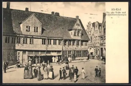AK Alt-Kiel, Die alte Veste und Schlachterschrangen mit Einwohnern