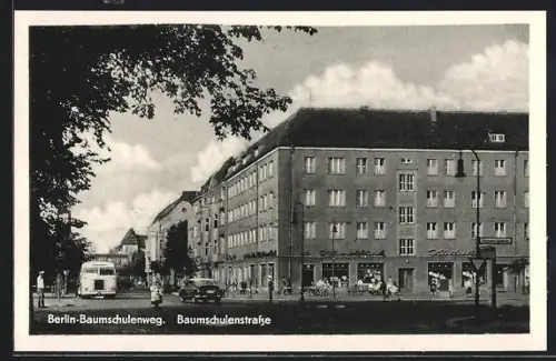 AK Berlin-Baumschulenweg, Partie an der Baumschulenstrasse